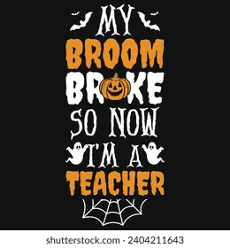 Happy halloween day 31 October boo witches typography or graphics tshirt design 