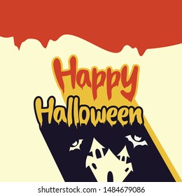 Happy Halloween day, Halloween background Vector
