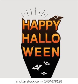 Happy Halloween day, Halloween background Vector
