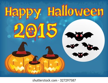 Happy Halloween day collections banner design background