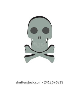 Happy Halloween day element background vector. Cute collection of spooky ghost, pumpkin, bat, candy, cat, skull, spider, grave, castle. Adorable halloween festival elements for decoration, prints.