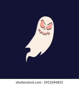 Happy Halloween day element background vector. Cute collection of spooky ghost, pumpkin, bat, candy, cat, skull, spider, grave, castle. Adorable halloween festival elements for decoration, prints.