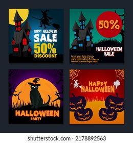 Happy Halloween Day Festivity Social Media Post