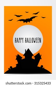 Happy halloween day poster