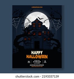 Happy Halloween Day Poster Design