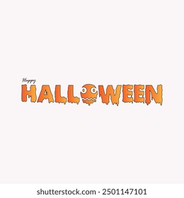 Happy Halloween Day Spooky  Design