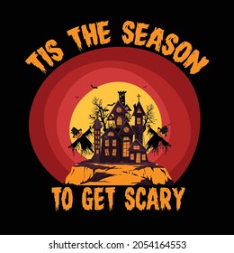 Happy Halloween Day. Halloween T-shirt Design 2021