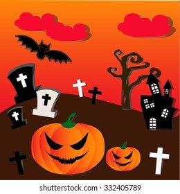 happy Halloween day vector