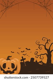 happy halloween day, vector background