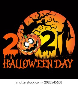 Happy Halloween Day vector  t-shirt design that are perfect for coffee mug, poster, cards, pillow cover, sticker, Canvas design, and Musk design.