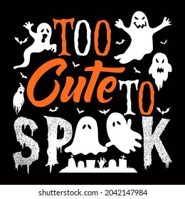 Happy Halloween Day vector t-shirt design that are perfect for coffee mug, poster, cards, pillow cover, sticker, Canvas design, and Musk design.