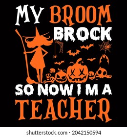 Happy Halloween Day vector t-shirt design that are perfect for coffee mug, poster, cards, pillow cover, sticker, Canvas design, and Musk design.