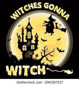 Happy Halloween Day vector t-shirt design that are perfect for coffee mug, poster, cards, pillow cover, sticker, Canvas design, and Musk design.