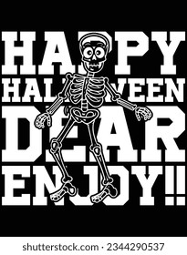 Happy halloween dear enjoy EPS file for cutting machine. You can edit and print this vector art with EPS editor. svg
