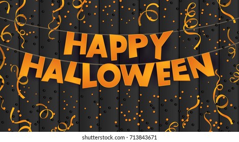 Happy Halloween. decoration, background. vector