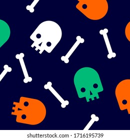 Happy Halloween. Decoration set in vector.