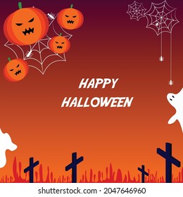 Happy Halloween Desaign Vector Illustration