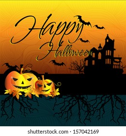 Happy Halloween design background
