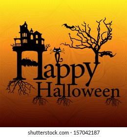 Happy Halloween design background