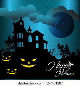Happy Halloween design background 