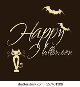 Happy Halloween design background 