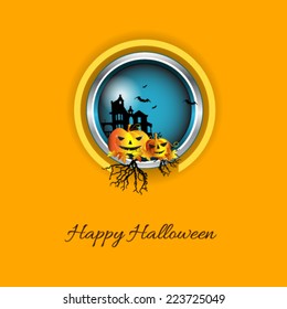 Happy Halloween design background 