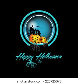 Happy Halloween design background 