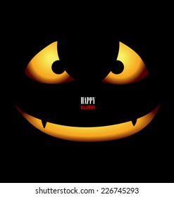 Happy Halloween design background. Vector illustration.