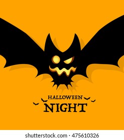 Happy Halloween design background. Vector illustration.