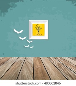 Happy Halloween design background. Vector illustration.