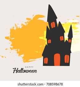 Happy Halloween design background, Vector Illustration.
