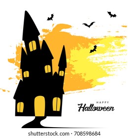 Happy Halloween design background, Vector Illustration.