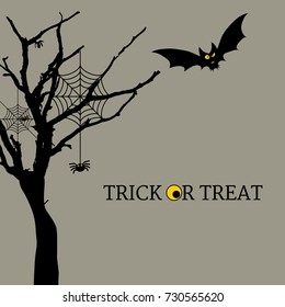 Happy Halloween design background. Vector illustration.