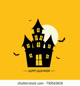 Happy Halloween design background. Vector illustration.