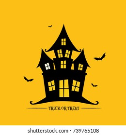 Happy Halloween design background. Vector illustration.