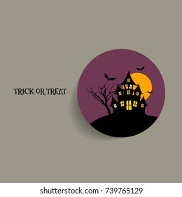 Felices antecedentes de diseño de Halloween. Ilustración vectorial.