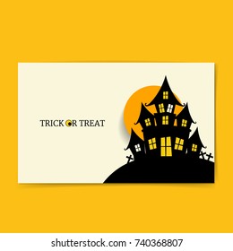 Fröhlicher Halloween-Designhintergrund. Vektorgrafik.