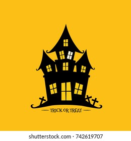 Happy Halloween design background. Vector illustration.