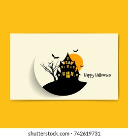 Felices antecedentes de diseño de Halloween. Ilustración del vector