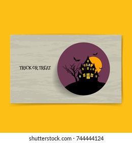 Happy Halloween design background. Vector illustration.