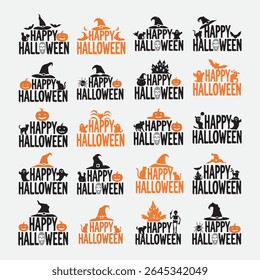 Happy Halloween Design Collection – Spooky, Fun And Festive Graphics for All Ages