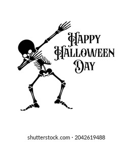 Happy Halloween design isolated on a white background