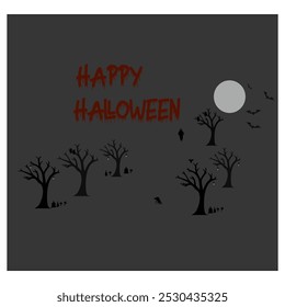 Happy Halloween design or text on white background .