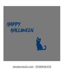 Happy Halloween design or text on white background .
