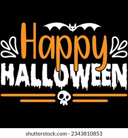 Happy Halloween, design and vector file.