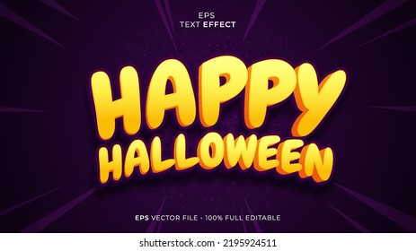 Happy Halloween Editable Text Effect Font