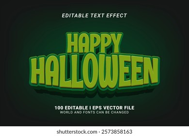 Happy Halloween Editable Text Effect