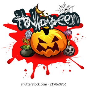 Happy Halloween elements