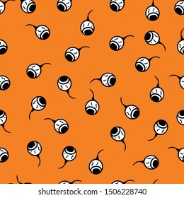 happy Halloween eye pattern. EPS 10