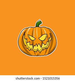 happy halloween flat vector illustration